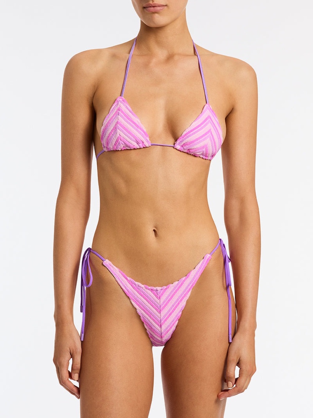 TRIANGL Lotus Terry Towelling Triangle Bikini Set